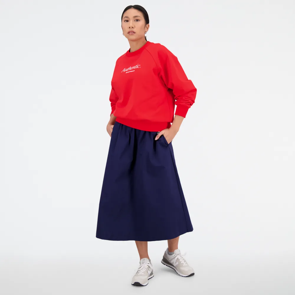 New Balance Bluza damska WT31557TRD – czerwona