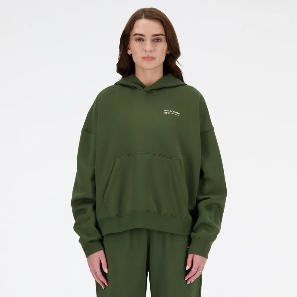 New Balance Bluza damska WT33531KOU – zielona