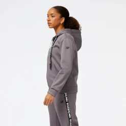 ODZIEZ BIEGOWA|BIEGANIE*New Balance ODZIEZ BIEGOWA|BIEGANIE Bluza damska WJ13174ZNC – szara