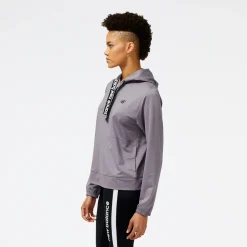 ODZIEZ BIEGOWA|BIEGANIE*New Balance ODZIEZ BIEGOWA|BIEGANIE Bluza damska WT31180ZNC – szara