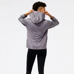 ODZIEZ BIEGOWA|BIEGANIE*New Balance ODZIEZ BIEGOWA|BIEGANIE Bluza damska WT31180ZNC – szara