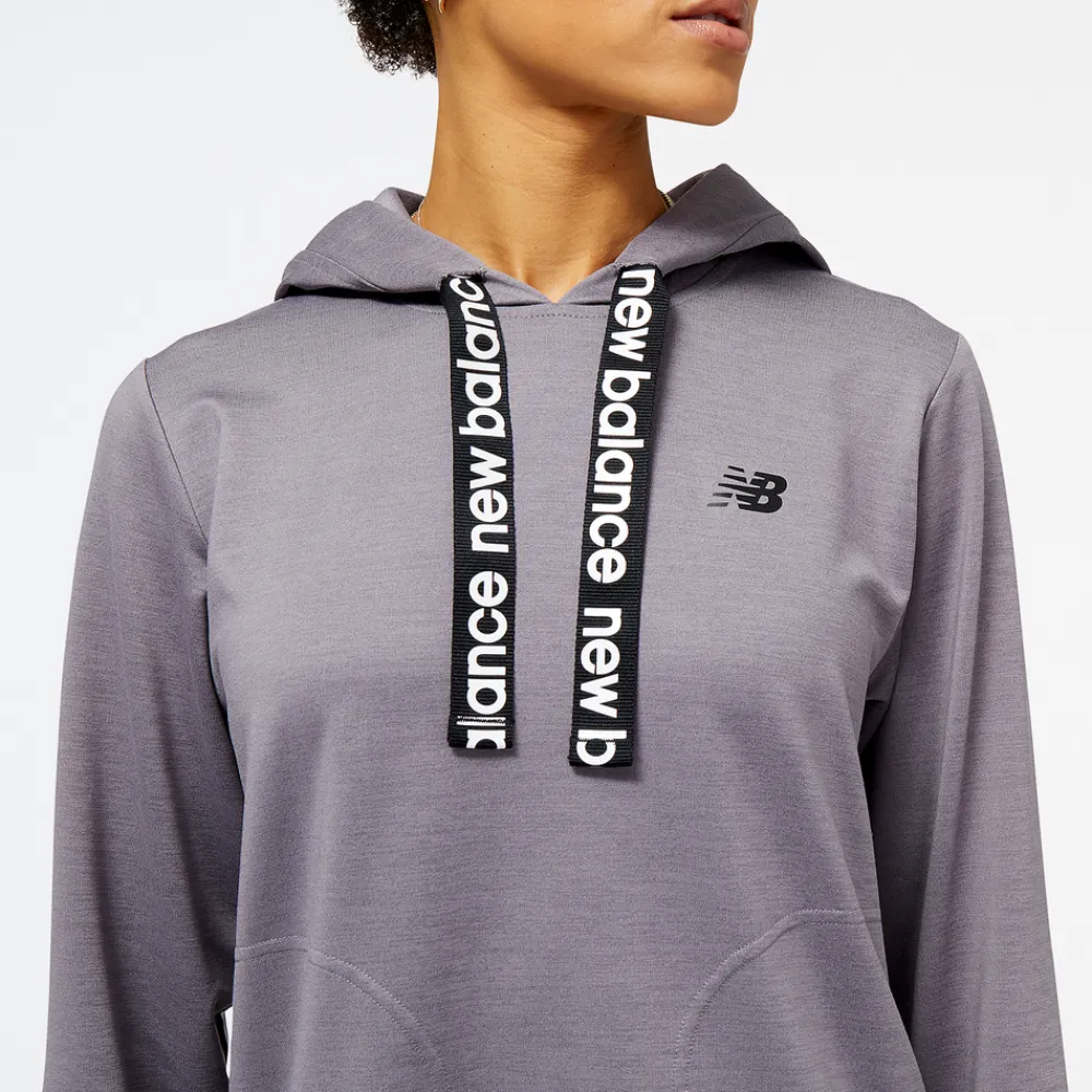 ODZIEZ BIEGOWA|BIEGANIE*New Balance ODZIEZ BIEGOWA|BIEGANIE Bluza damska WT31180ZNC – szara