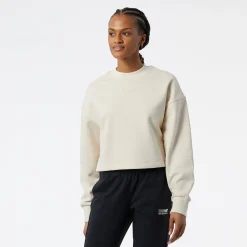 New Balance Bluza damska WT23555GIE – beżowa