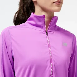 ODZIEZ BIEGOWA|BIEGANIE*New Balance ODZIEZ BIEGOWA|BIEGANIE Bluza damska WT23227COM – fioletowa