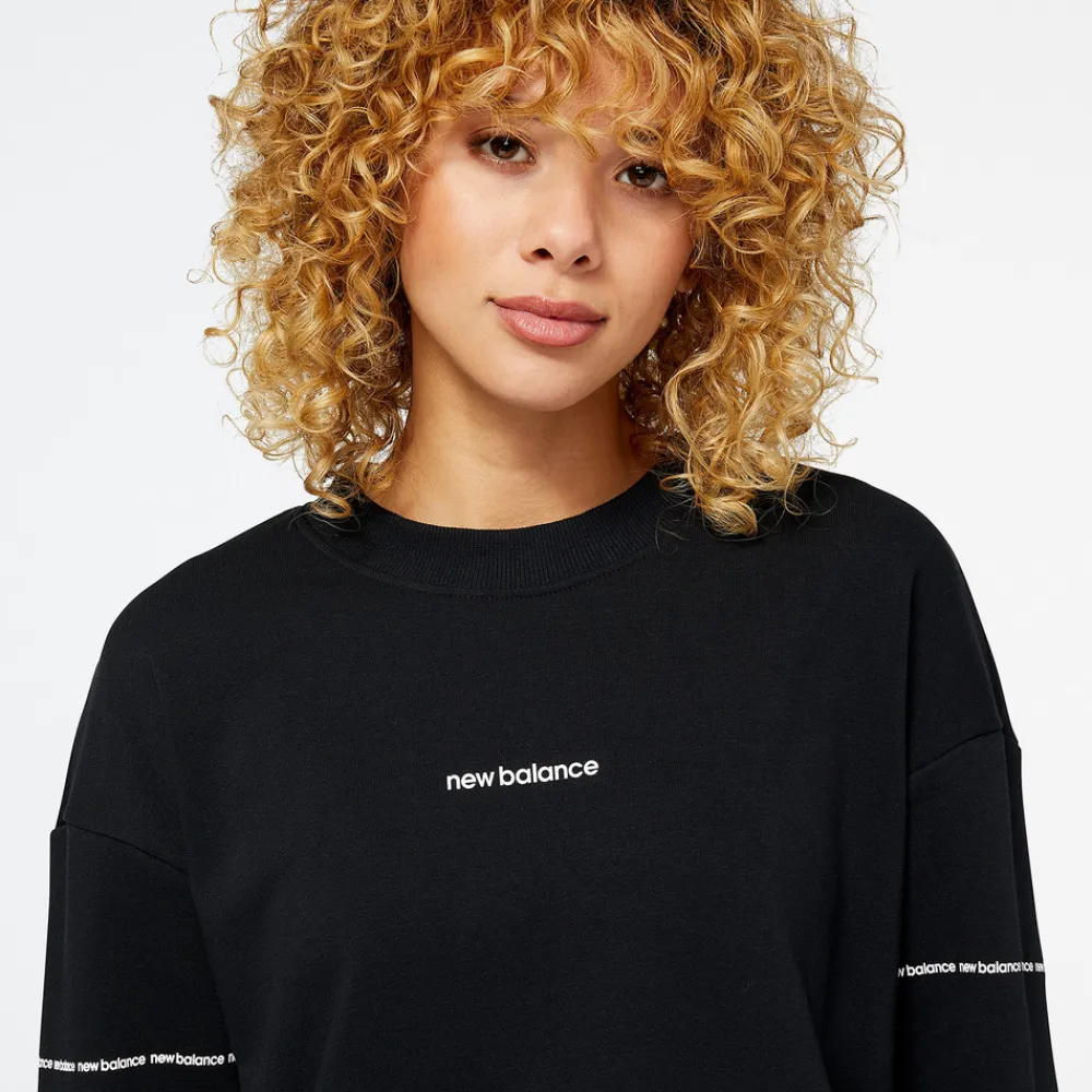New Balance Bluza damska WT23517BK – czarna