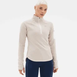 ODZIEZ BIEGOWA|BIEGANIE*New Balance ODZIEZ BIEGOWA|BIEGANIE Bluza damska WT23252SAH – beżowa