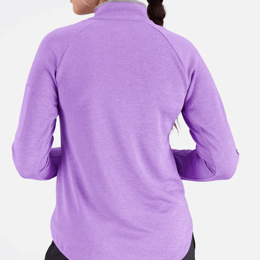 ODZIEZ BIEGOWA|BIEGANIE*New Balance ODZIEZ BIEGOWA|BIEGANIE Bluza damska WT23273EPH – fioletowa