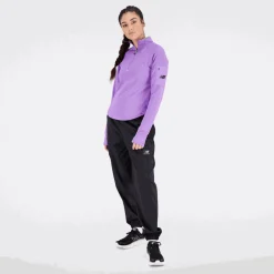 ODZIEZ BIEGOWA|BIEGANIE*New Balance ODZIEZ BIEGOWA|BIEGANIE Bluza damska WT23273EPH – fioletowa