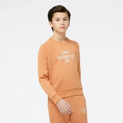 New Balance Bluza dziecięca YT31508SEI – pomarańczowa