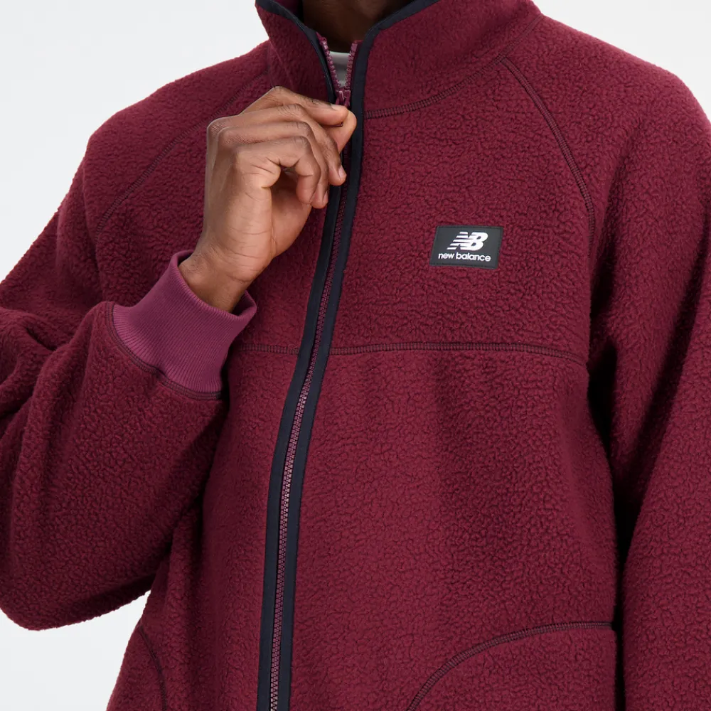 New Balance Bluza męska MJ33503NBY – bordowa