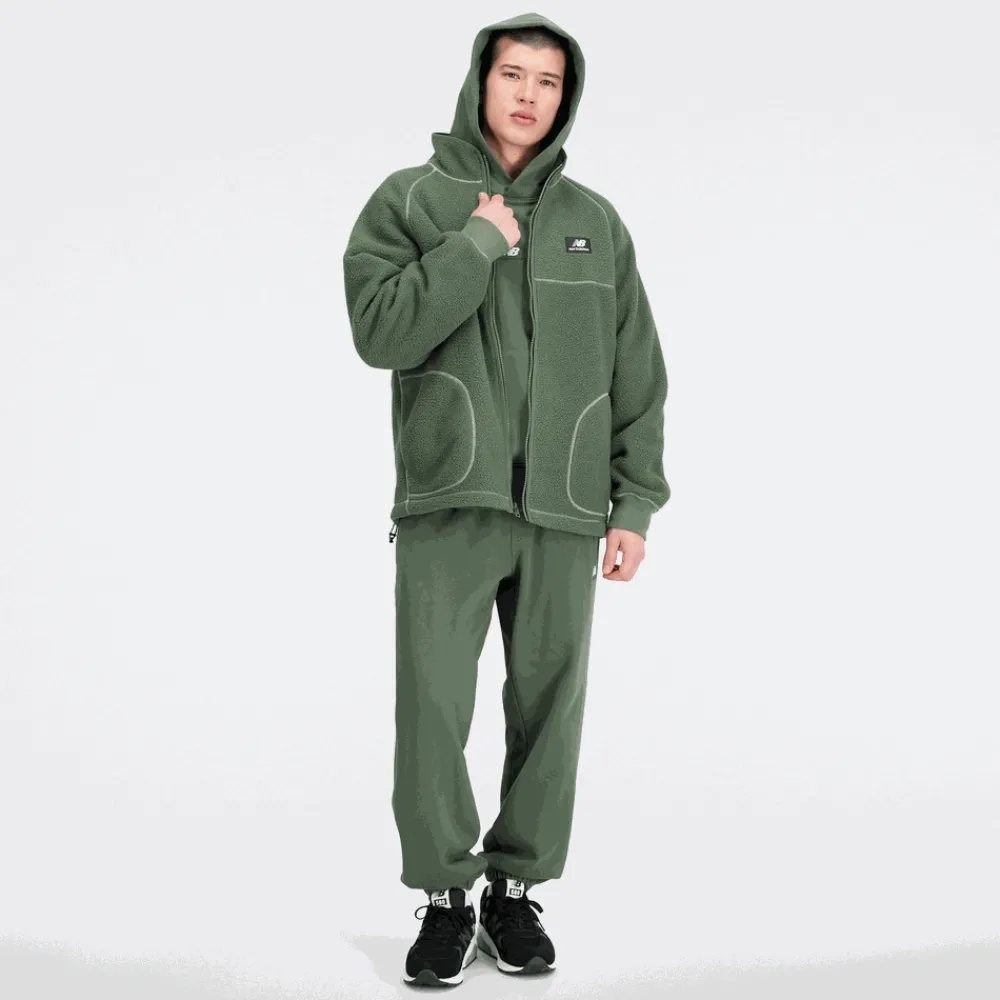 New Balance Bluza męska MJ33503DON – zielona