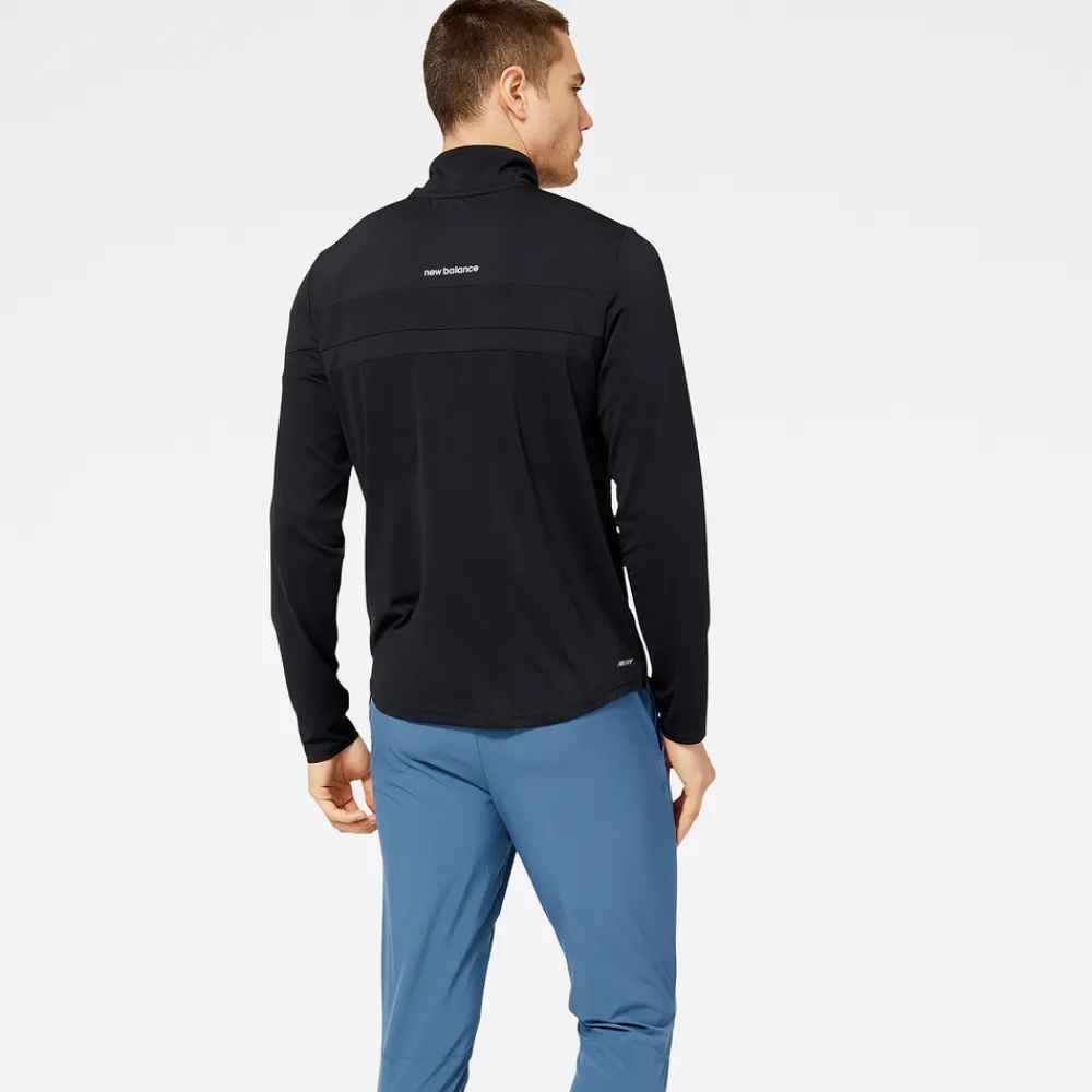 ODZIEZ BIEGOWA|BIEGANIE*New Balance ODZIEZ BIEGOWA|BIEGANIE Bluza męska MT23227BK – czarna