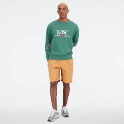 New Balance Bluza męska MT31556TFN – zielona