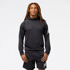 ODZIEZ BIEGOWA|BIEGANIE*New Balance ODZIEZ BIEGOWA|BIEGANIE Bluza męska MT31126PHM – czarna