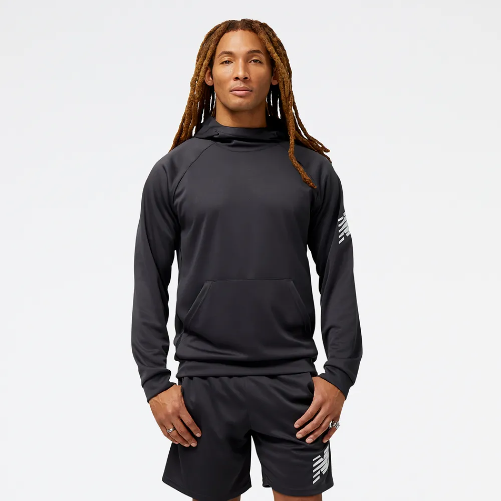 ODZIEZ BIEGOWA|BIEGANIE*New Balance ODZIEZ BIEGOWA|BIEGANIE Bluza męska MT31126PHM – czarna