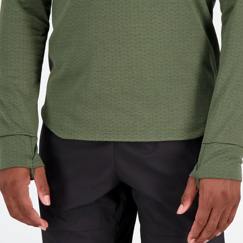 ODZIEZ BIEGOWA|BIEGANIE*New Balance ODZIEZ BIEGOWA|BIEGANIE Bluza męska MT23252DO1 – zielona