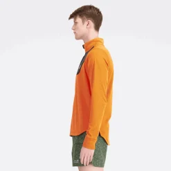 ODZIEZ BIEGOWA|BIEGANIE*New Balance ODZIEZ BIEGOWA|BIEGANIE Bluza męska MT23252CEN – pomarańczowa