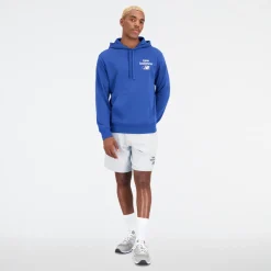 New Balance Bluza męska MT31514ATE – niebieska