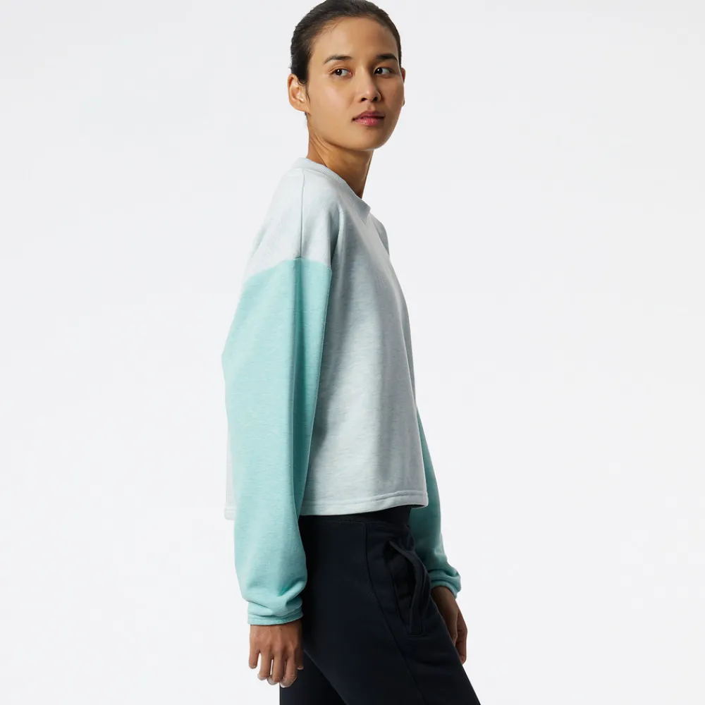 New Balance Bluza WT21557LUH – miętowa