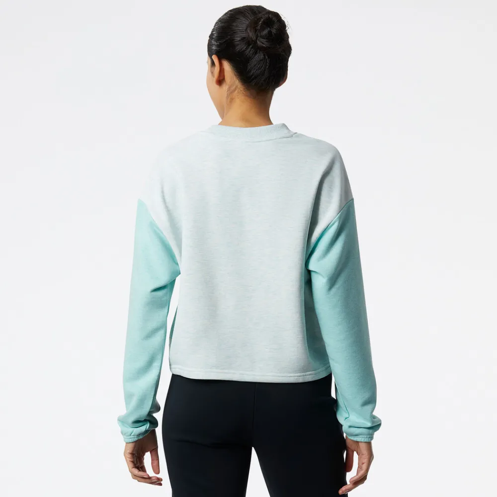 New Balance Bluza WT21557LUH – miętowa