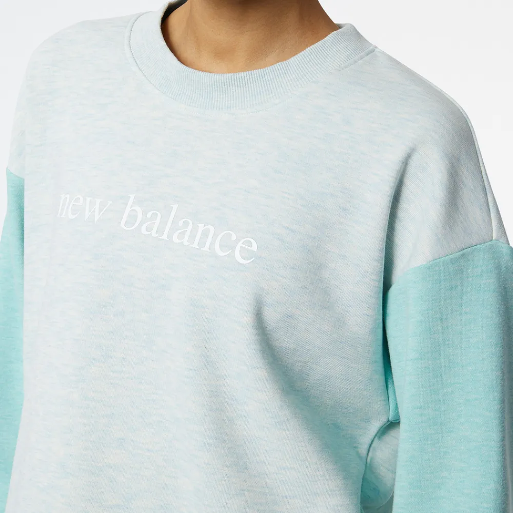 New Balance Bluza WT21557LUH – miętowa