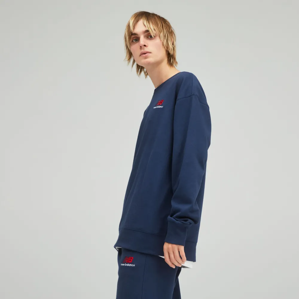 New Balance Bluza unisex UT21501NGO – granatowa