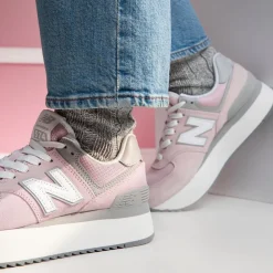 New Balance Buty damska WL574ZSE – różowe