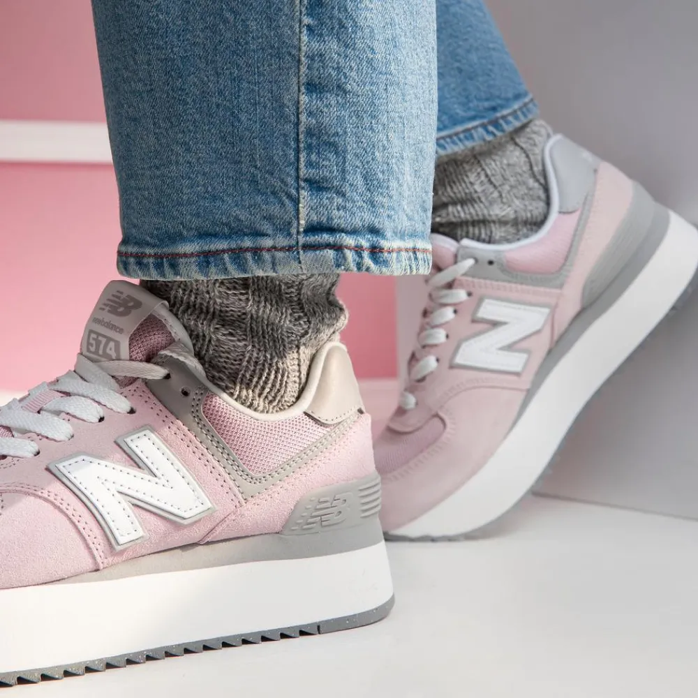 New Balance Buty damska WL574ZSE – różowe