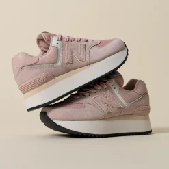 New Balance Buty damska WL574ZAC – różowe