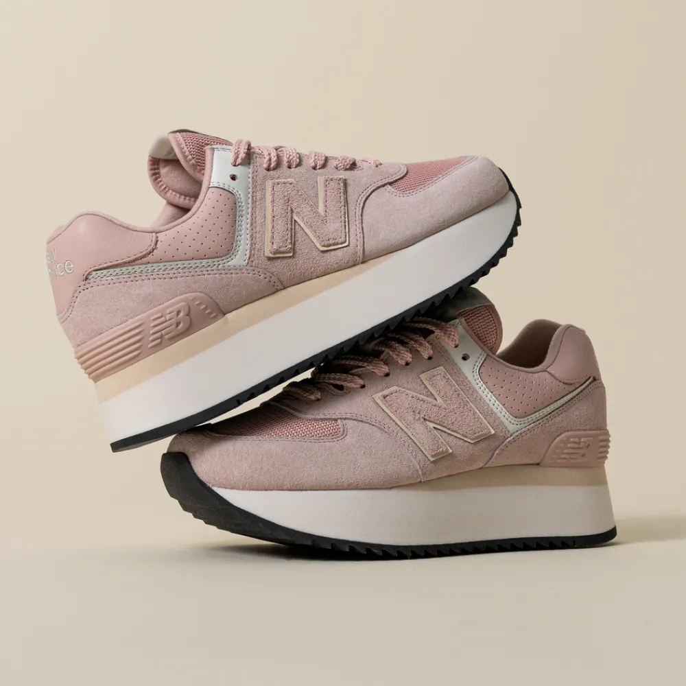 New Balance Buty damska WL574ZAC – różowe