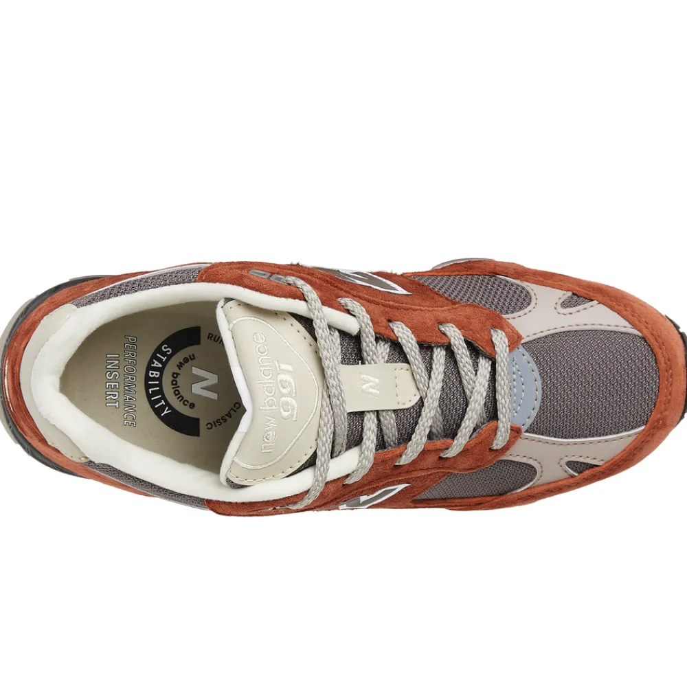New Balance Buty damskie W991PTY – brązowe