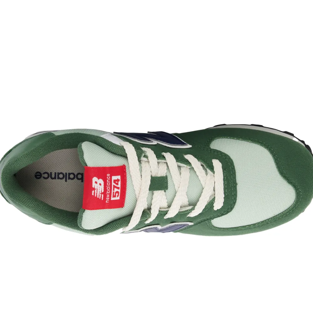 New Balance Buty dziecięce GC574HGB – zielone