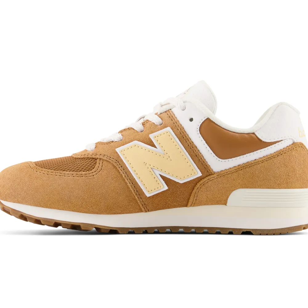 New Balance Buty dziecięce GC574CC1 – brązowe