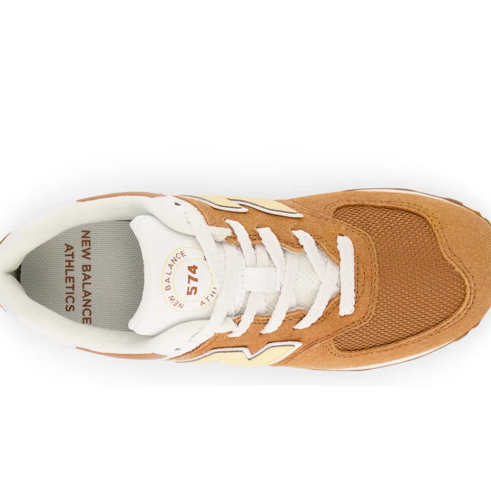 New Balance Buty dziecięce GC574CC1 – brązowe