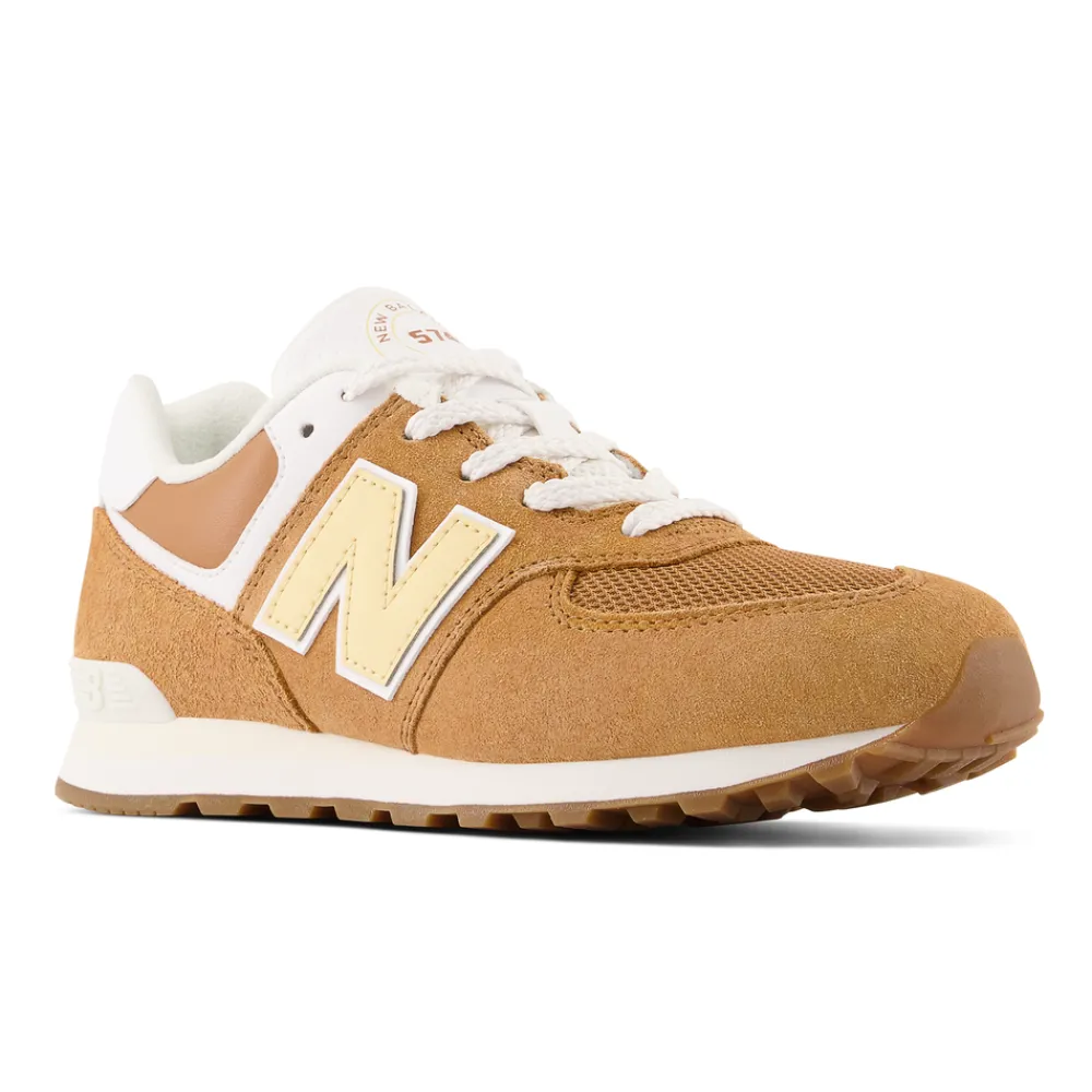 New Balance Buty dziecięce GC574CC1 – brązowe