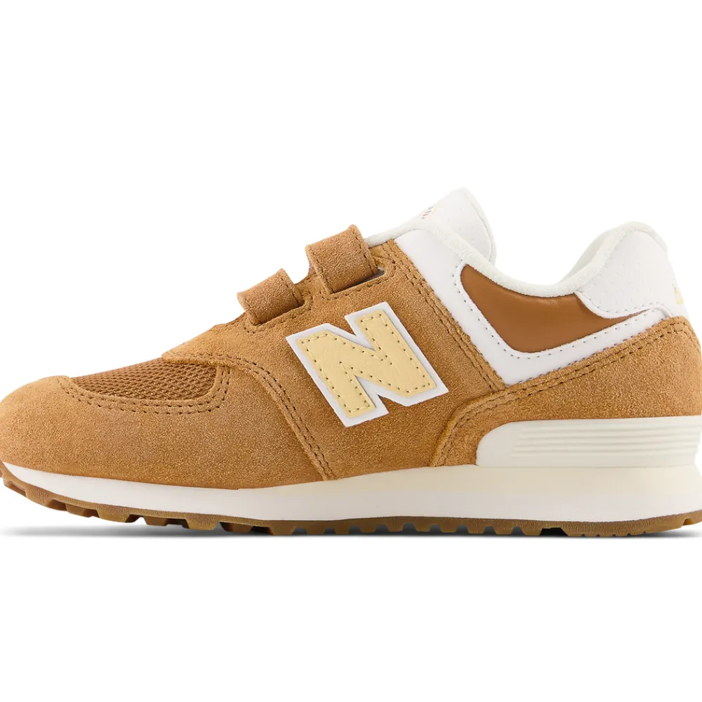 New Balance Buty dziecięce PV574CC1 – brązowe