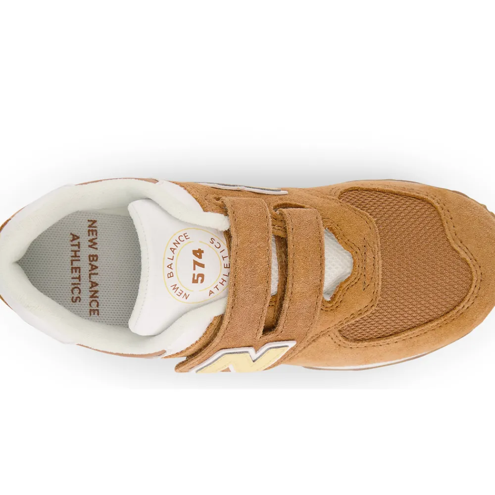 New Balance Buty dziecięce PV574CC1 – brązowe