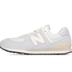 New Balance Buty dziecięce GC574AGK – fioletowe