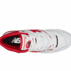 New Balance Buty męskie BB650RWR – biało–czerwone