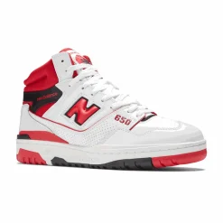 New Balance Buty męskie BB650RWR – biało–czerwone