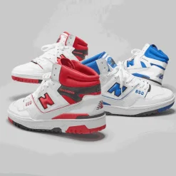 New Balance Buty męskie BB650RWR – biało–czerwone