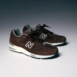 New Balance Buty męskie M991BGW – brązowe