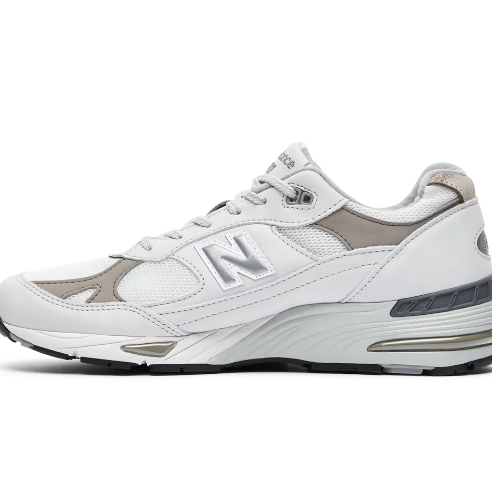 New Balance Buty męskie M991FLB – białe