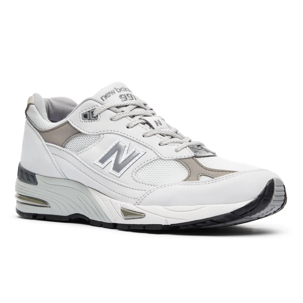 New Balance Buty męskie M991FLB – białe
