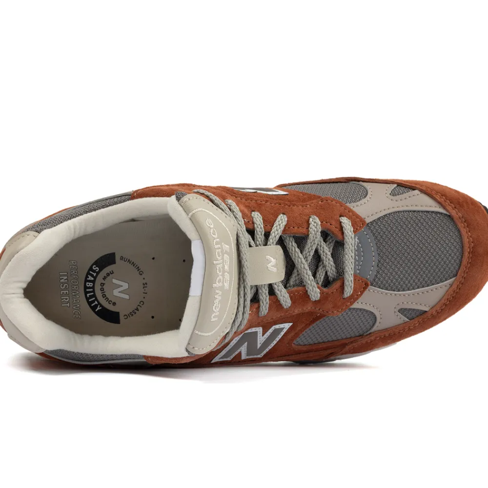 New Balance Buty męskie M991PTY – brązowe