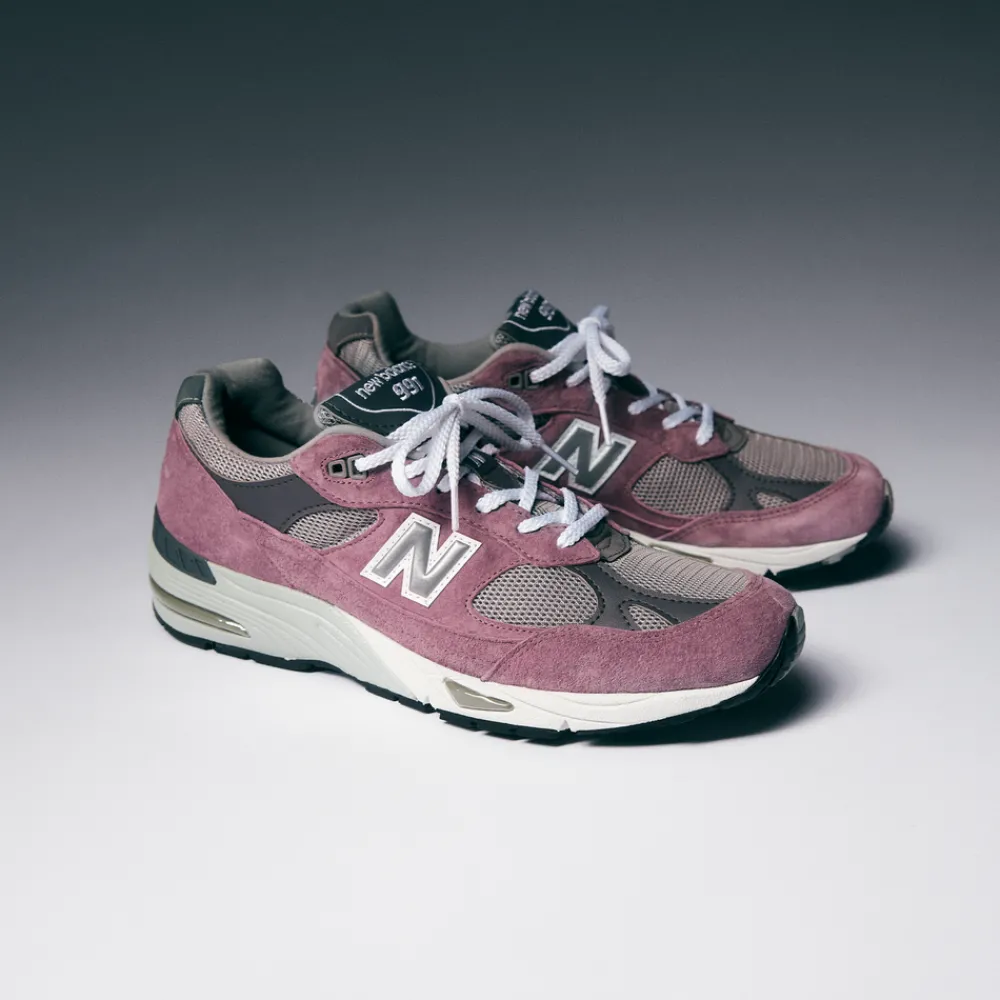 New Balance Buty męskie M991PGG – fioletowe