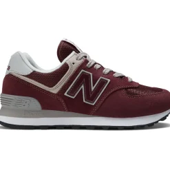 New Balance Buty WL574EVM – bordowe