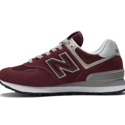 New Balance Buty WL574EVM – bordowe