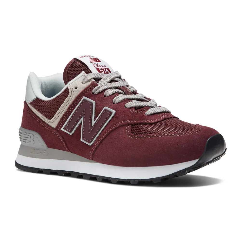 New Balance Buty WL574EVM – bordowe