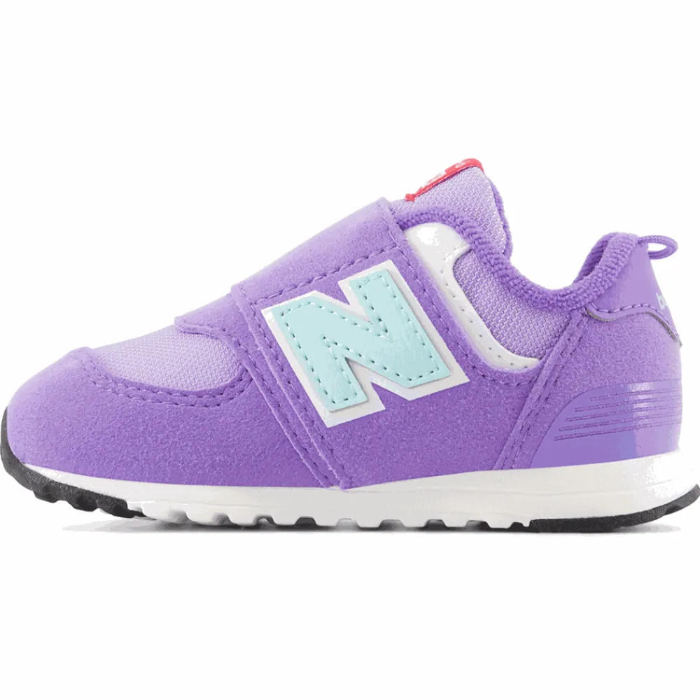 New Balance Buty niemowlęce NW574HGK – fioletowe